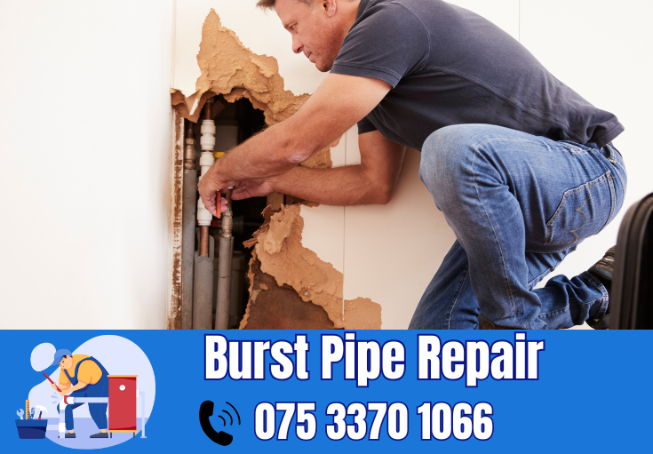 burst pipe repair Erith